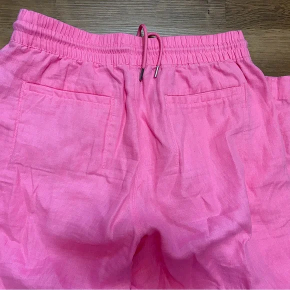 Athleta Retreat Linen High rise Wide Leg Drawstring Pants - Picture 4 of 4